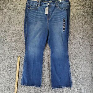 Torrid Jeans Womens 22-26 Blue Trio Fit Slim Boot High-Rise Stretch Denim *NWT*
